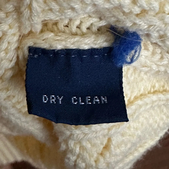 Vintage Polo RALPH LAUREN Cable Knit Sweater Vest Golf Sporty Preppy Size Large - Picture 9 of 10